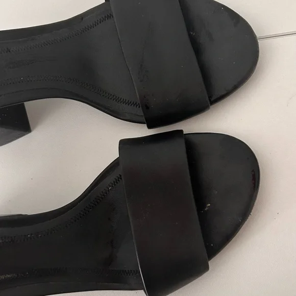 Alexander Wang Black Leather Heels - Picture 3 of 4